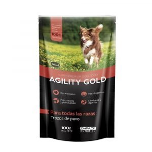 Agility Gold Trozos de Carne de Pavo 100g
