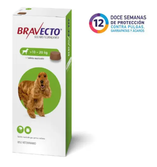 Bravecto para Perros de 10 a 20kg 500mg