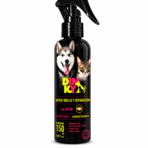 Dinky Spray Brillo y Reparación con Argán Perros y Gatos