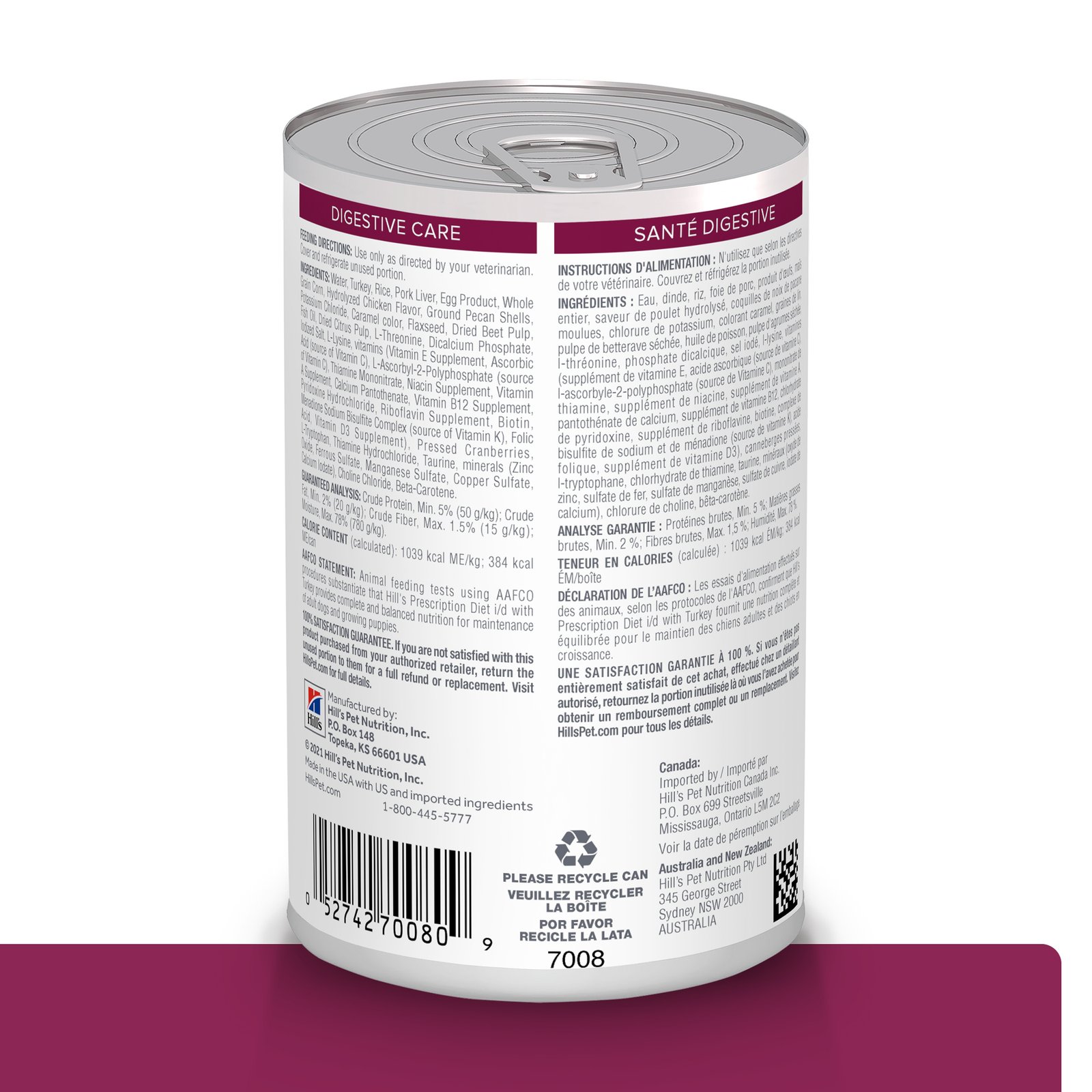 Hill's Prescription Diet Digestive Care I/D Turkey Lata 13oz - Image 2