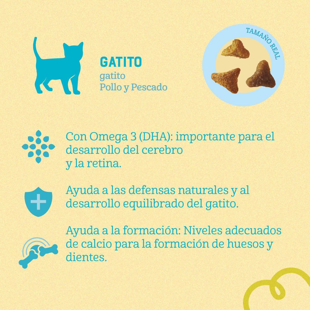 Comida para Gatito Naturalis Pollo y Pescado - Image 2