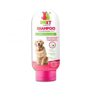 Dinky Shampoo para Perros Pelo Claro