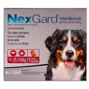 Nexgard Tableta Masticable para Perros de 25.1 a 50kg