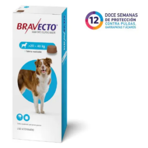 Bravecto para Perros de 20 a 40kg 1000mg