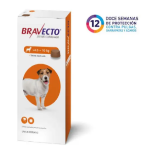 Bravecto para Perros de 4.5 a 10kg 250mg