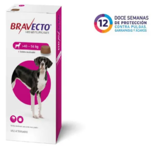 Bravecto para Perros de 40 a 56kg 1400mg