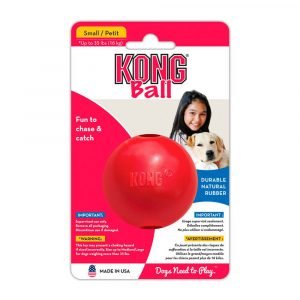Kong Pelota de Caucho Para Perro Para Snacks Small