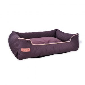 Cama Acolchada Luxury - Mediana - Cafe