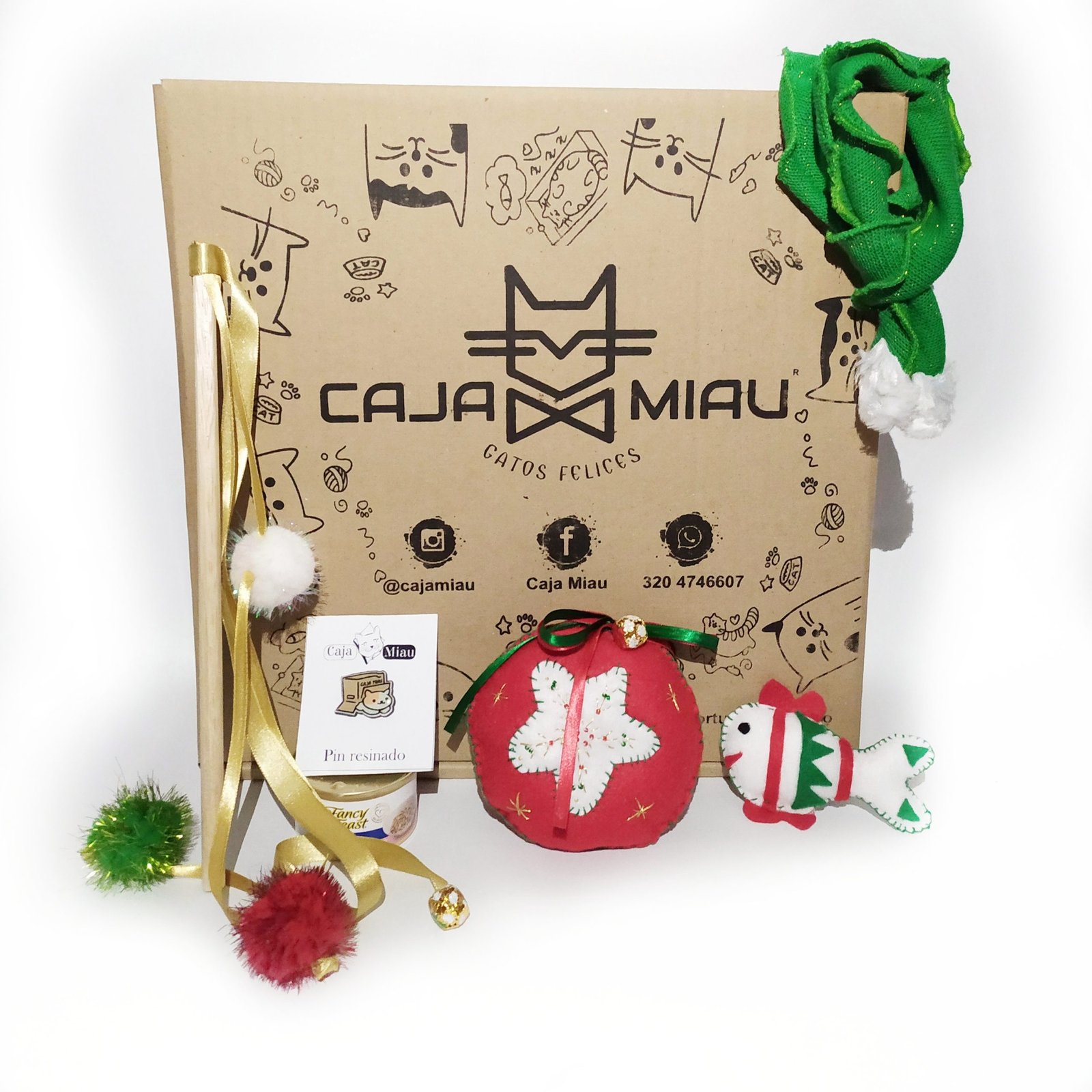 Caja Miau Navidad CatBox