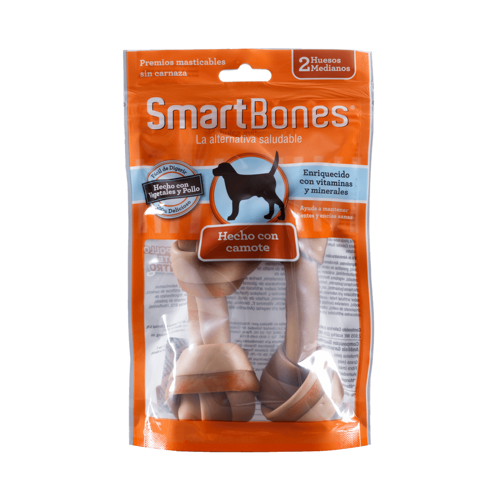 Smartbones Sweet Potato Medium 2 Unidades