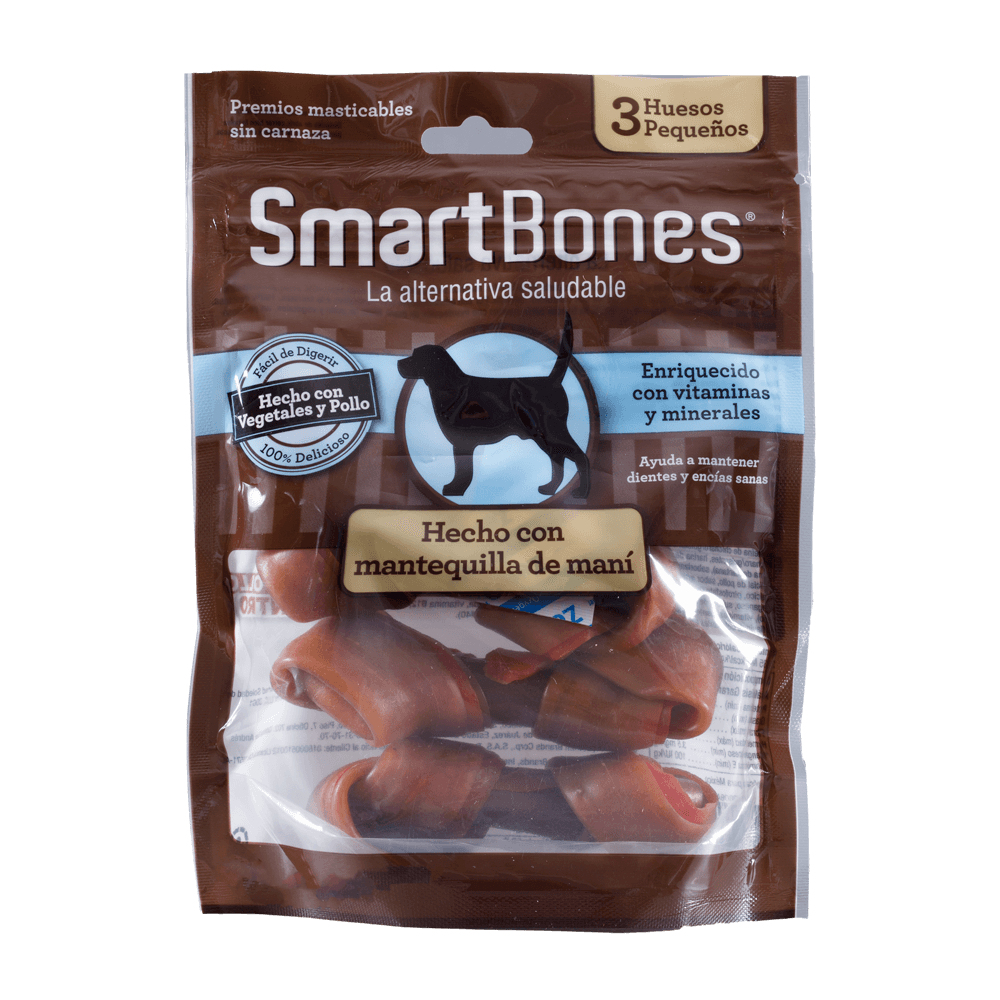 Smartbones Peanut Butter Small 3 Unidades