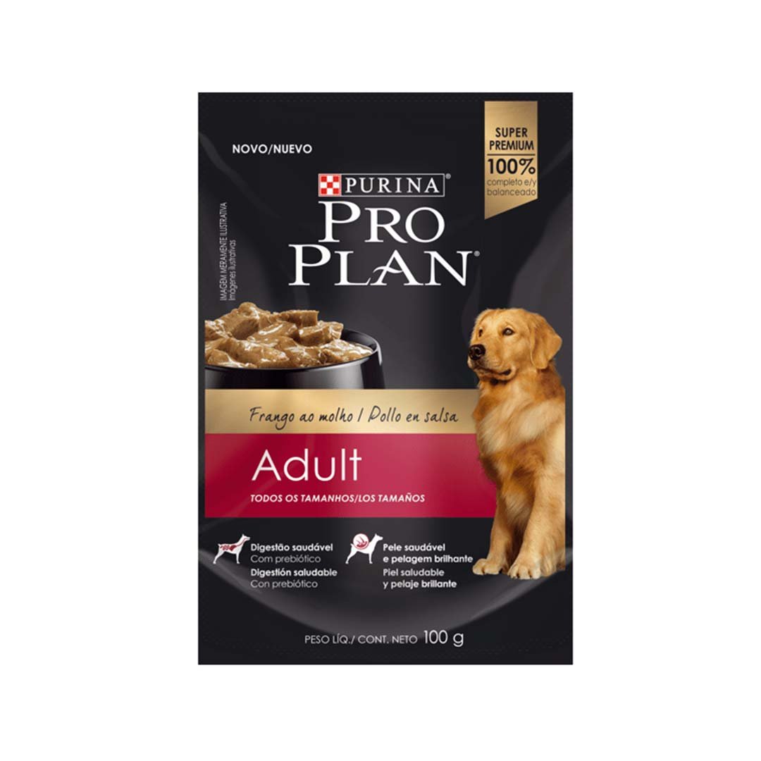 Pro Plan Pouch Perro Adulto Pollo 100 Gr