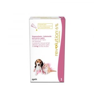 Revolution 6% Cachorros y Gatitos hasta 2.5 kg ( 0.25 ml)