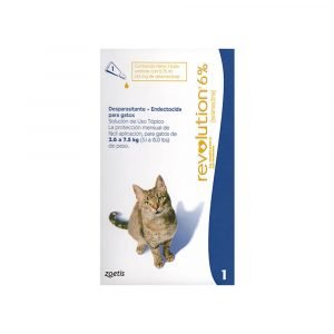 Revolution 6% Gatos de 2.6 kg hasta 7.5 kg ( 0.75 ml)