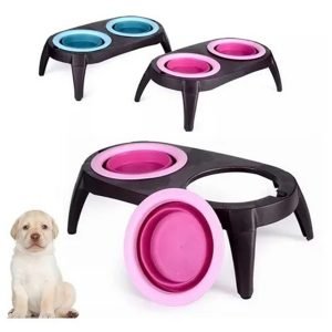 COMEDERO ELEVADO ALTO PARA PERROS