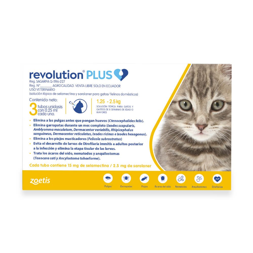 Revolution Plus Gatos 0.25 ml TBX3