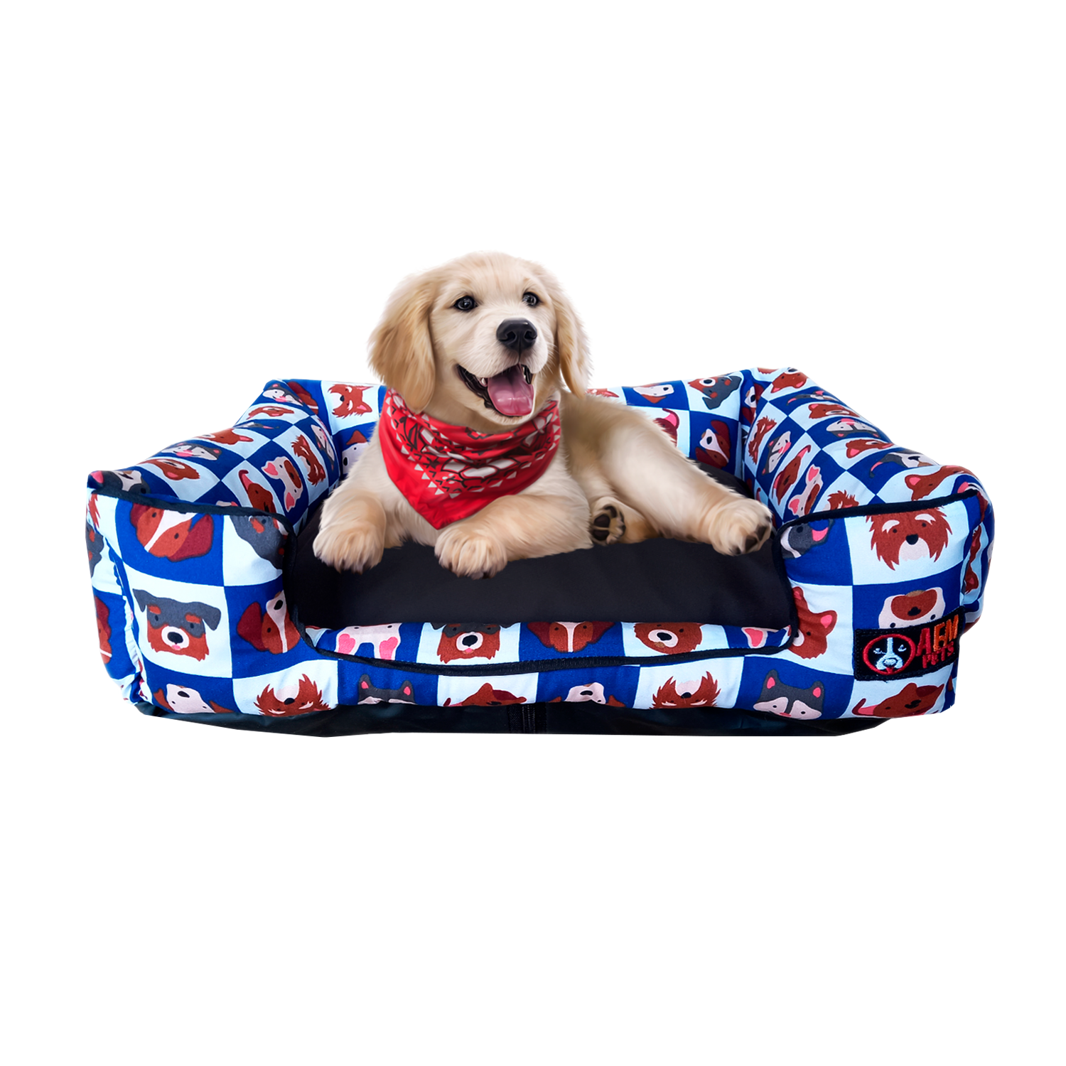 Cama Acolchada Para Mascotas - Luxury Mediana + Obsequio