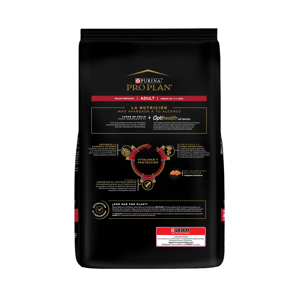 Pro Plan Adult Medium Breeds con Spirulina - Image 2