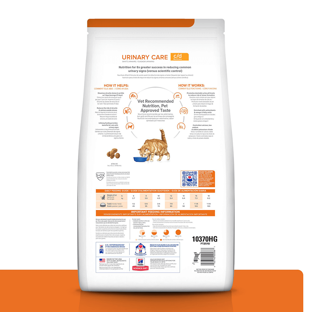 Hill's Prescription Diet Urinary Care C/D Multicare 4Lb - Image 2