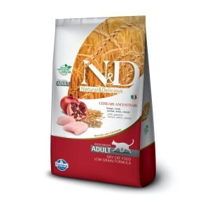 N&D Ancestral para Gato Adulto Pollo y Granada 1.5kg