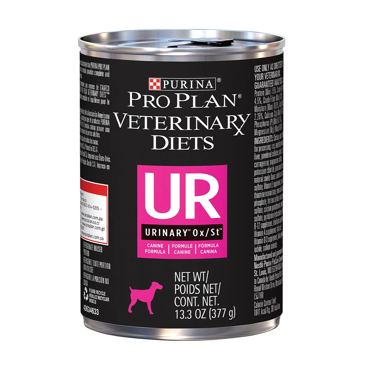 Pro Plan Veterinary Diets UR Urinary ST/OX Function Lata para Perro 13.3oz
