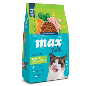 Comida Para Gato Max Vita Adulto Buffet Pollo y Vegetales