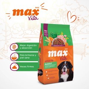 Comida Para Perro Max Vita Adulto Pollo y Vegetales