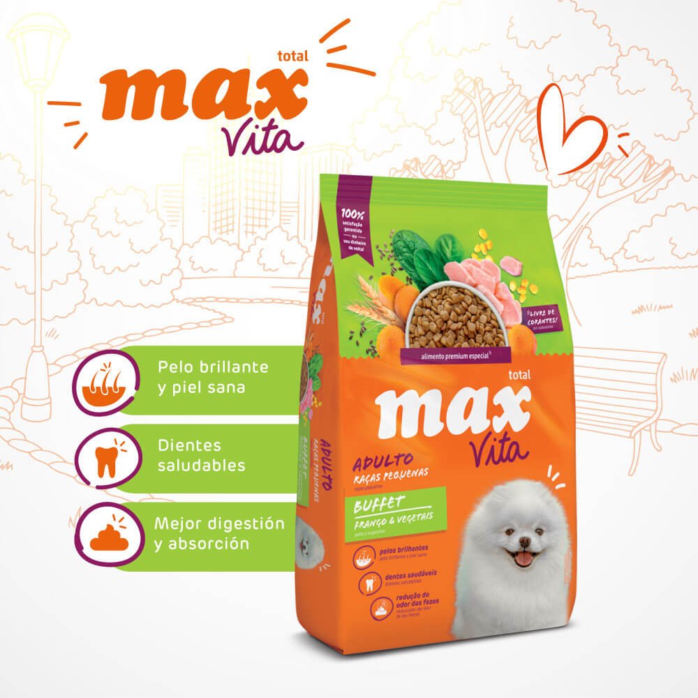 Comida Para Perro Max Vita Adulto Razas Pequeñas - Image 2