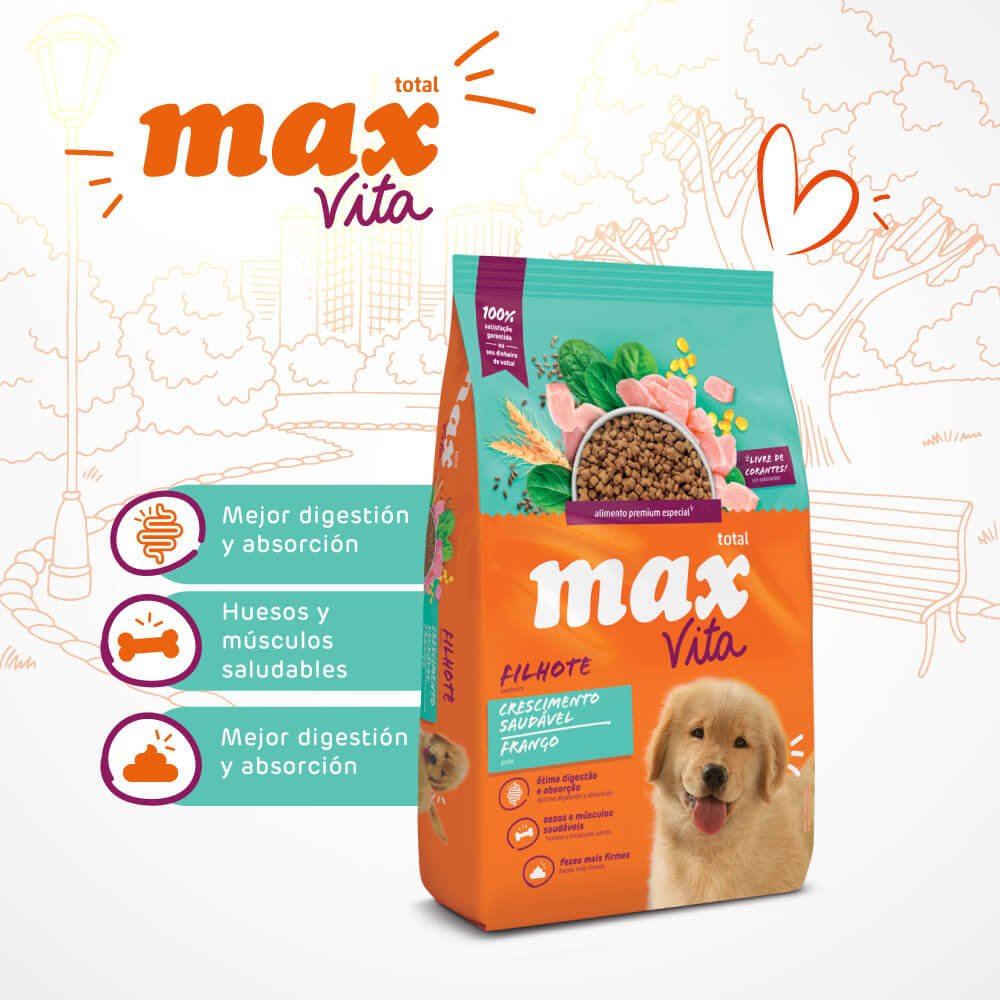 Comida para perro Max Vita Cachorro Pollo - Image 2