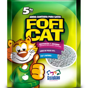 Arena FofiCat 5Kg MANZANA Verde
