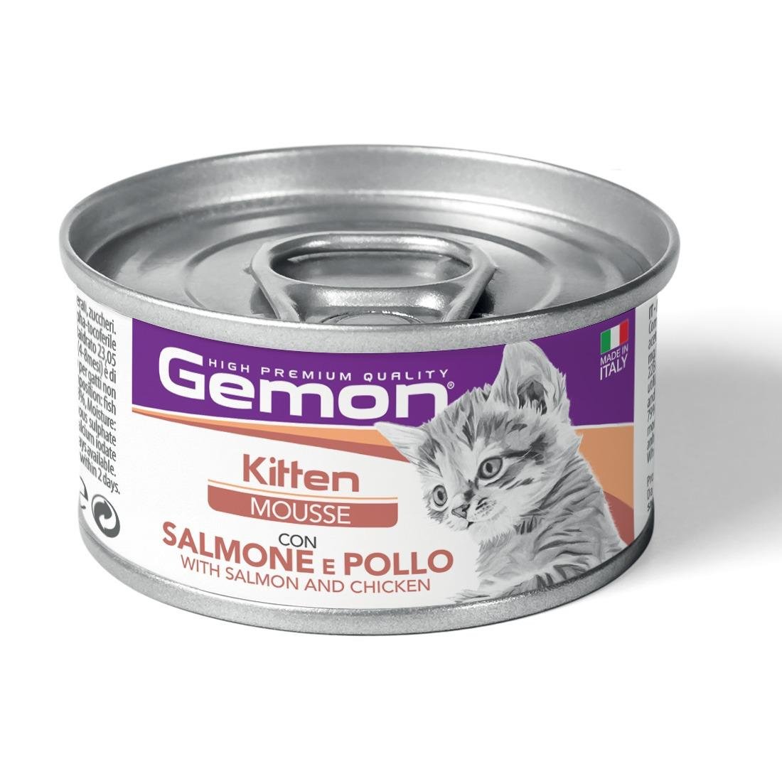 Gemon Kitten Mouse with Salmon and Chicken 85 g