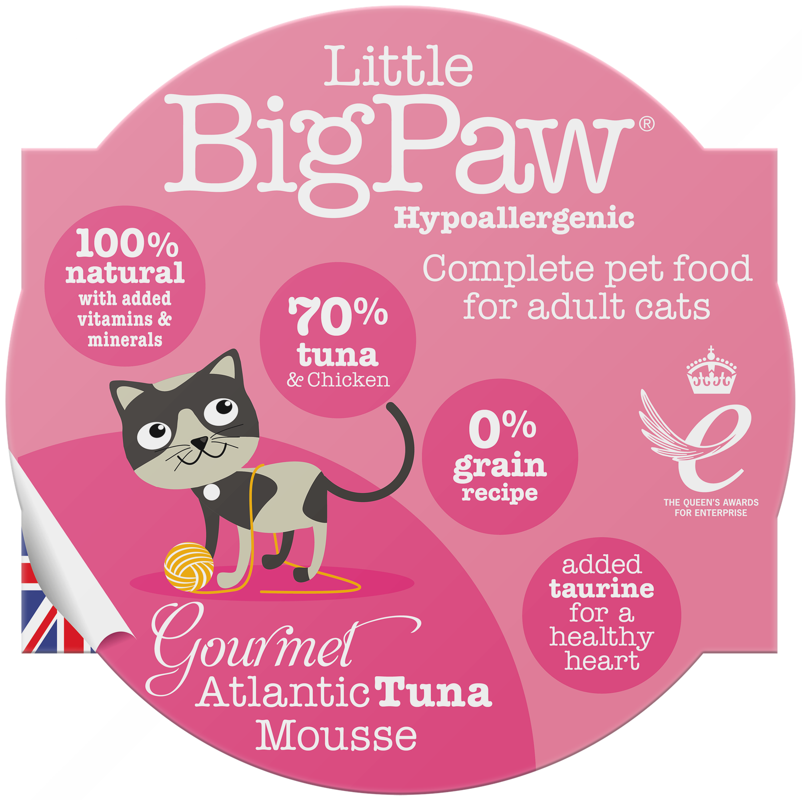 Comida humeda para gato Little Big Paw Atun 85 gr caja por 8 unidades