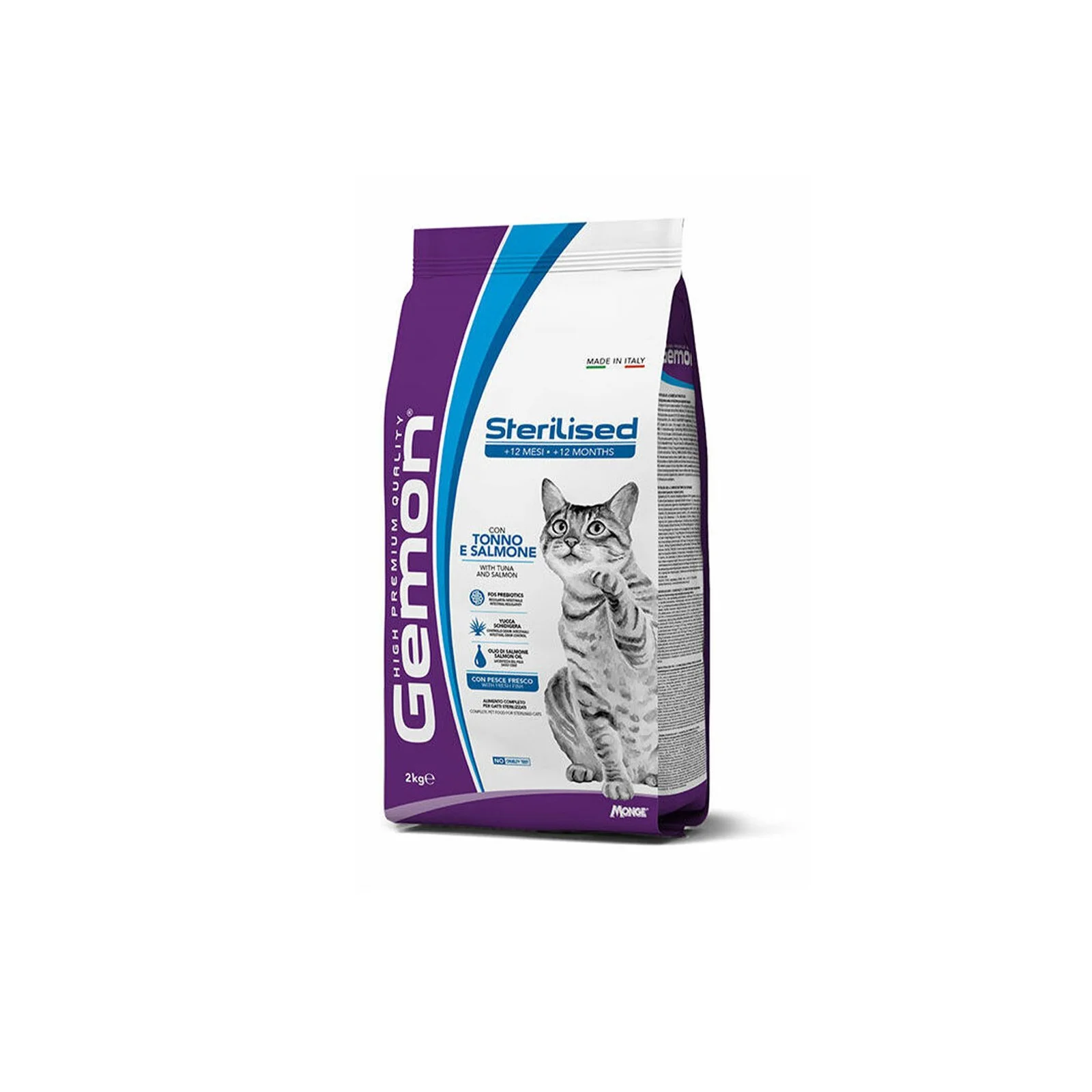 GEMON CAT STERILIZED ADULT COMPLETE TUNA AND SALMON