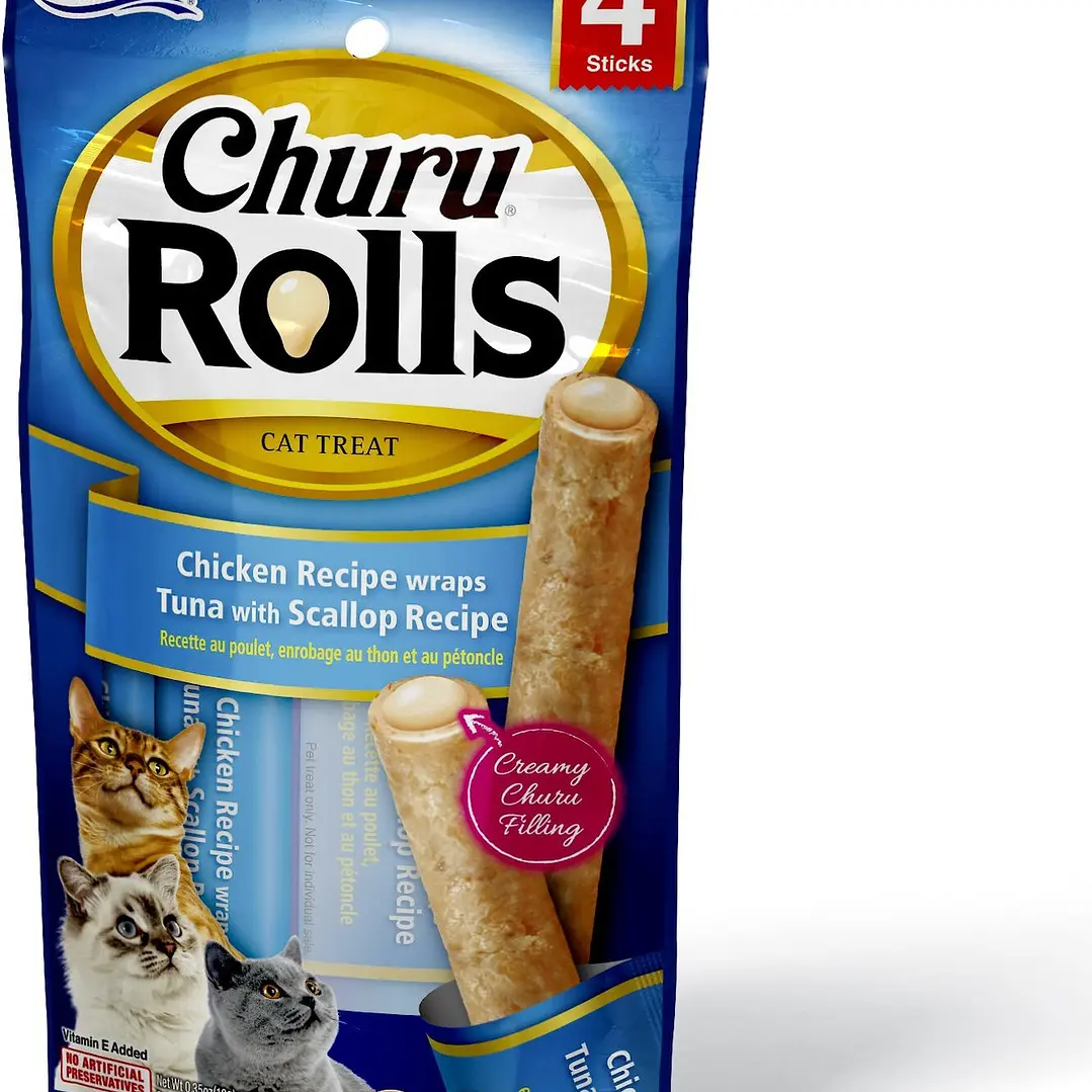 Churu Rolls – Chicken Recipe Wraps Tuna with Scallop Recipe
