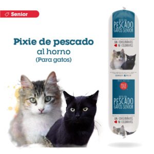 Pixie de Pescado al Horno Senior para Gatos – Alimentación Natural y Saludable