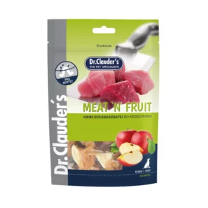 Dr. Clauder’s Meat n Fruit Apple – Snack Premium para Perros 80g