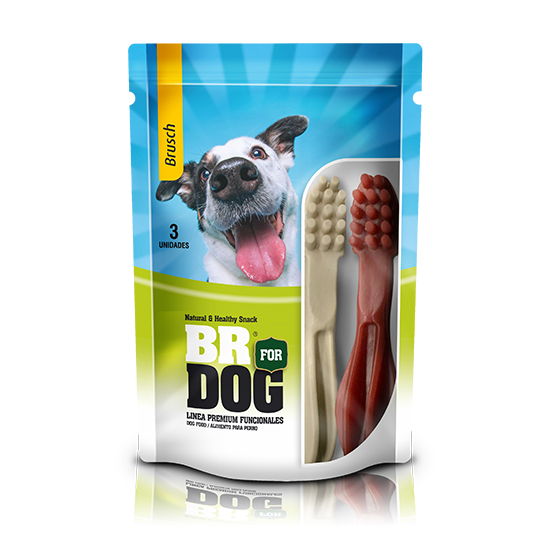 BR For Dog Natural & Healthy Snack Brush – Snack Dental para Perros
