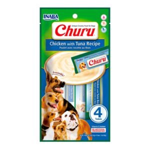 Churu Treat for Dogs (56 g) – Chicken with Tuna Recipe | Snack Cremoso para Perros