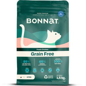BONNAT Grain Free Feline Kitten - Alimento sin Granos Gatos Cachorros