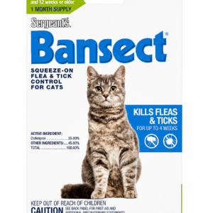 Pipeta Antipulgas y Garrapatas para Gatos Bansect Sergeants 1.4ml