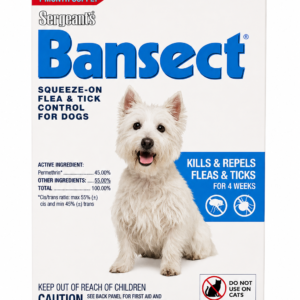 Pipeta Antipulgas y Garrapatas para Perros Bansect Sergeants 1.5ml (7 a 33lb)