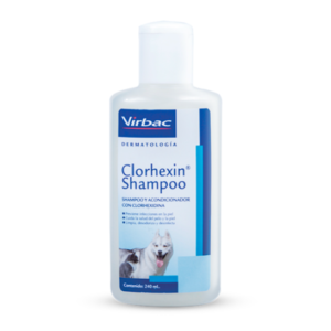 Clorhexin Shampoo y Acondicionador para Mascotas – Higiene y Cuidado Dermatológico 240ml