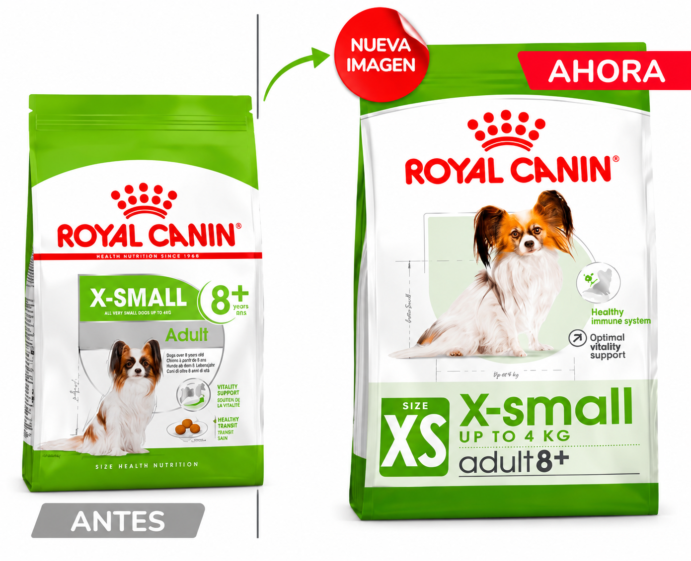 ROYAL CANIN X-SMALL ADULT 8+ 1,5 KG - Image 2