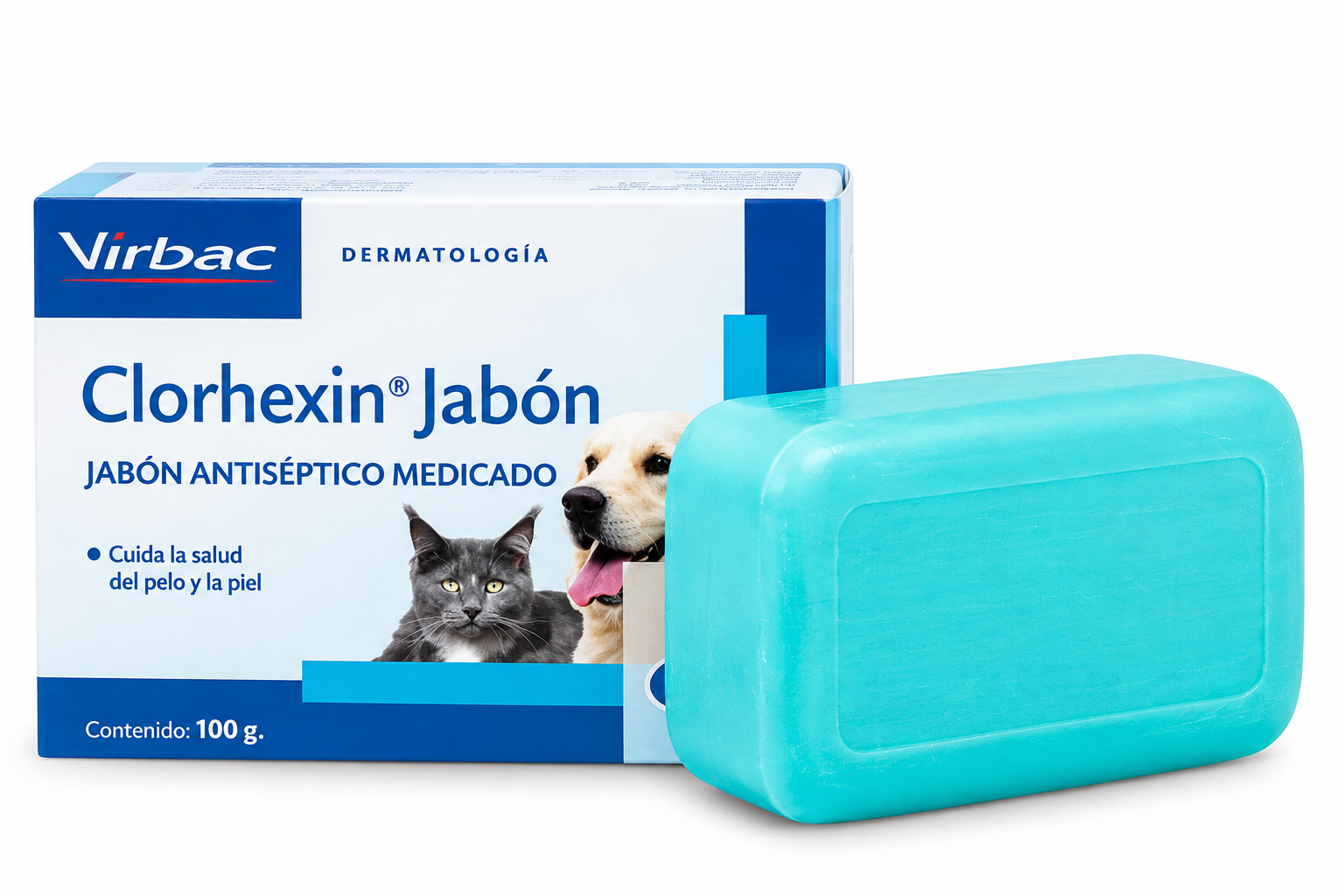 Clorhexin Jabón para Perros y Gatos – Higiene y Cuidado de la Piel