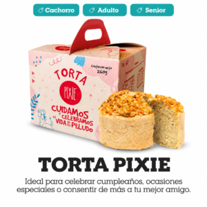 TORTA PIXIE DE CONEJO PARA PERRO 260GR