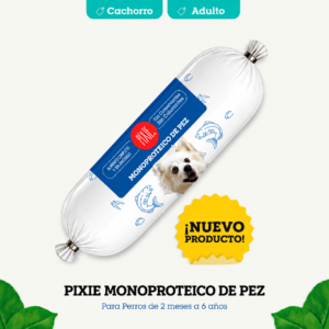 PIXIE DIETA HORNEADA MONOPROTEICO DE TRUCHA PARA PERROS CACHORROS Y ADULTOS 500GR