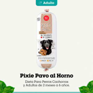 PIXIE DIETA HORNEADA PAVO PARA PERROS ADULTOS 500GR