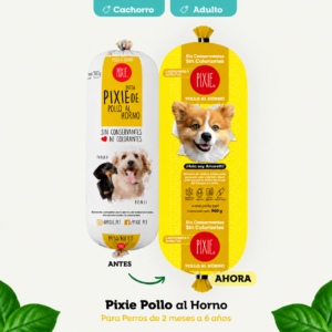 PIXIE DIETA HORNEADA POLLO PARA PERROS CACHORROS Y ADULTOS 500GR