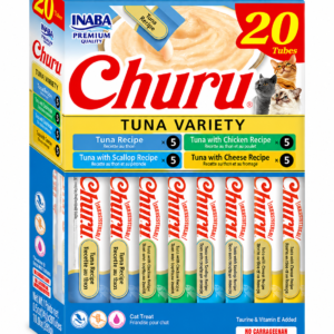Inaba Cat Snack Churu 20 Piezas -box Tuna Variety