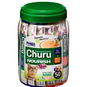 Churu Nourish Inaba Atún Y Pollo 50 Tubos 700 G